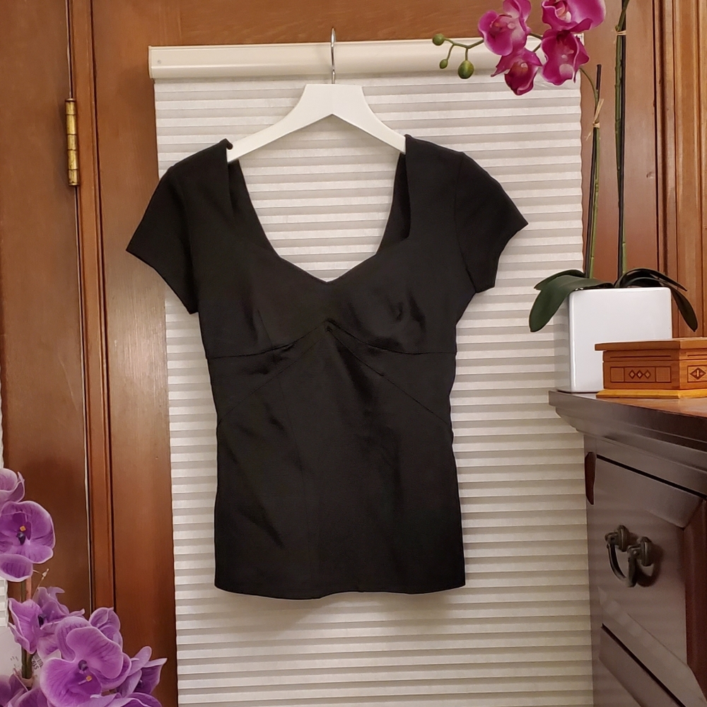 Bebe Seathear Neckline Top
